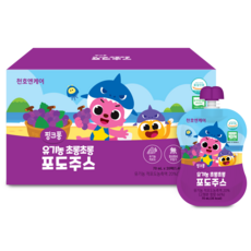 Chunho Ncare 碰碰狐袋裝果汁, 葡萄口味, 70ml, 20入