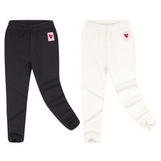 AndiApple 女童愛心內搭褲組 2入