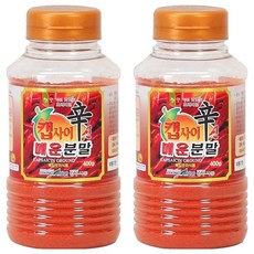 첫맛 캡사이신 분말 가루, 2개, 400g