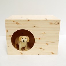 라뜰리에드보아 18년형 걍집 중대형 원목강아지집 하드하우스, 1개