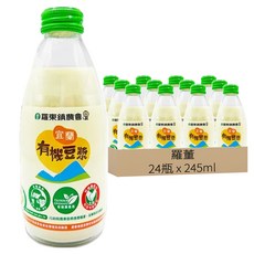 Loton 羅董 宜蘭有機豆漿, 245ml, 24瓶