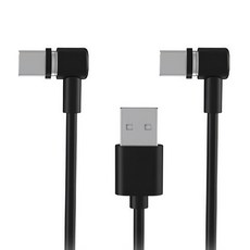 【dobe】ps vr2 手把一出二磁吸充電線 switch/ps5適用 副廠, 1入