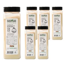 마늘 분말 가루, 450g, 6개
