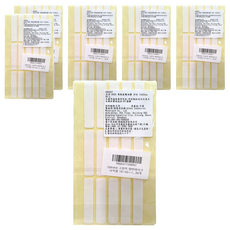 DADA 高黏度方形雙面膠帶，10x50mm 30入, 透明, 6包