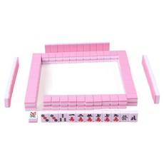 웰롯 보드게임 마작 24mm, 핑크, 1개