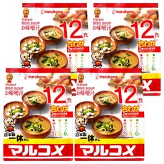 Marukome 一休綜合即食味噌湯, 216g, 4袋