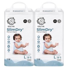 Kaiya Slim Dry Plus 優質黏貼型尿布 男女通用, 大型(L), 88張
