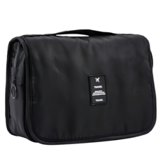 德利生活 洗漱收納袋, 黑色