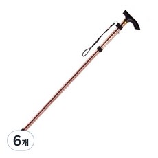 스태리 마샤투 접이식 지팡이, 브라운, 6개