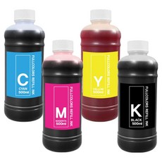 fullcolors 兄弟兼容補充墨水 500ml 4 種, 1個, 黑、藍、黃、紅