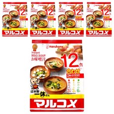 Marukome 一休綜合即食味噌湯, 216g, 5袋