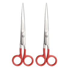 HIGHTIDE penco 不鏽鋼剪刀，附刀套, 紅色, 2個