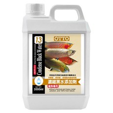 OTTO 建興水族 龍魚專用濃縮黑水營養添加劑, 2L, 1瓶