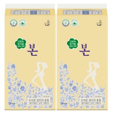 유기농본 유기농 순면 울트라슬림 생리대, 중형, 30개입, 2개