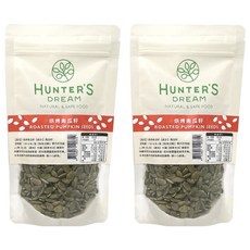 HUNTER'S DREAM 獵人谷之夢 烘烤南瓜籽 無調味, 2個, 100g
