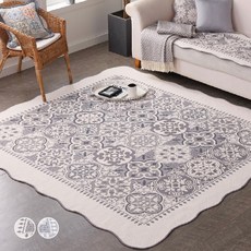 VENUZIO Gio波西米亞花磚圖紋提花地毯