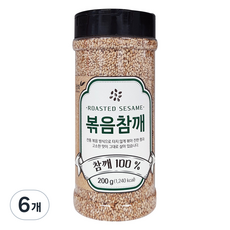 cheonghwa 香炒芝麻粒, 200g, 6個
