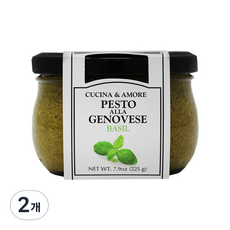 쿠치나아모레 페스토 알라 제노비스 바질페스토, 225g, 2개
