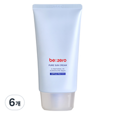 더마팩토리 비제로 퓨어 선크림 SPF42 PA+++, 80g, 6개