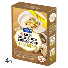 OTOKI 不倒翁 Fresco濃郁蘑菇奶油濃湯粉附麵包丁 3包入, 72g, 4個