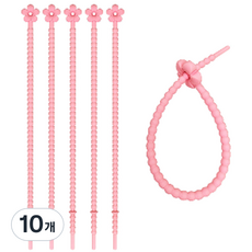 花朵造型矽膠理線帶, 8, 10個