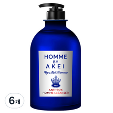 아케이 옴므 안티럭스 올인원 쿨링 남성청결제, 6개, 550ml