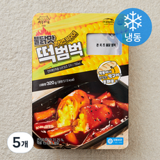 서울마님 불닭맛 콘치즈떡구이 떡범벅 (냉동), 320g, 5개