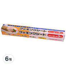 마루끼 베이킹용 종이호일 무색, 6개