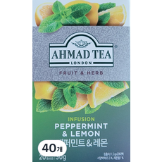 아마드티 페퍼민트 레몬 티, 1.5g, 20개입, 2개