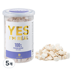 골드로니 반려동물 예스아임리얼 프리미엄 수제 건조간식, 북어트릿, 70g, 5개