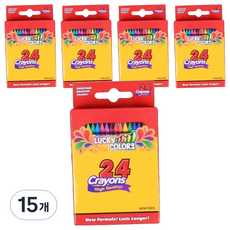 루나그린 다양한 크레파스, 15개, 24색