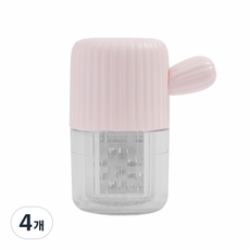 아이칸 반자동 회전 렌즈세척기, 핑크, 4개