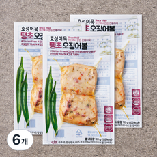 효성어묵 땡초 오징어볼, 120g, 6개