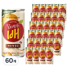 갈아만든배, 210ml, 60개