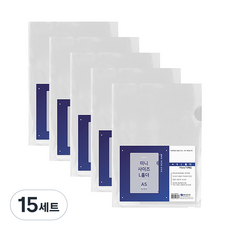 Heemang 異質L型文件夾 A5 10個組, 透明, 15套