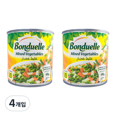 Bonduelle 蔬菜混合物, 400g, 4入