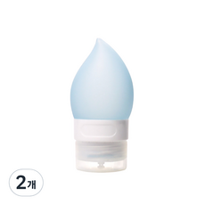 DM Allove View 矽膠柔軟曲線分裝瓶 38ml, 淺藍色, 2個