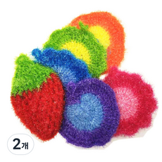 生活倉庫 壓克力菜瓜布 6件組 隨機出貨, 6個, 2個