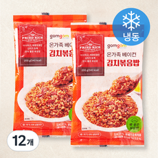 곰곰 온가족 베이컨 김치볶음밥 (냉동), 200g, 12개