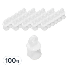 더원홈데코 커튼레일 룰러 1.2 x 2.3 cm, 화이트, 100개