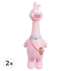 밀알컴퍼니 귀여운 주물럭 핑크토끼, 2개