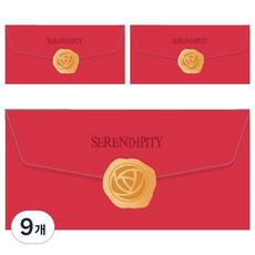 YANGJISA The Special 高級禮品零用錢信封, 紅色, 9個