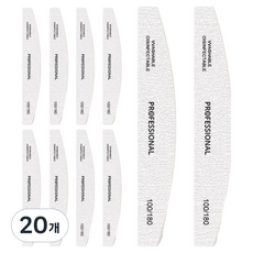 OON 프로페셔널 폴리싱 반달형 스트립 100/180방, 20개