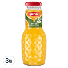 granini 法國酒窩柳橙汁, 250ml, 3瓶