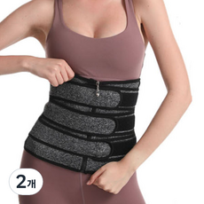 TCR 헬스 코르셋 삼중벨트 그레이, 2개