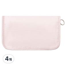 거친언니 휴대용 응급 처치 의약품 보관 가방 핑크 대형, 4개