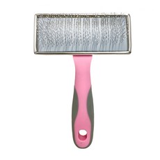 梳芙Cosy 梳毛刷 犬/貓適用 不鏽鋼材質, 粉色 + 灰色, 1支