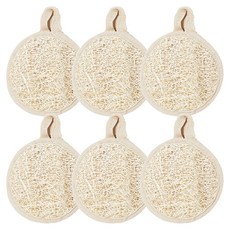 Mandisa 迷你絲瓜沐浴巾, 象牙白, 2個, 3入