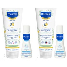 무스텔라 너리싱 로션 위드 콜드 크림 200ml + 이드라 베베 바디 로션 50ml 세트, 2세트