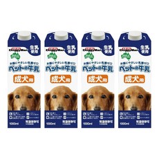 DoggyMan 多格漫 澳洲犬用牛奶 成犬用, 生乳, 1L, 4罐